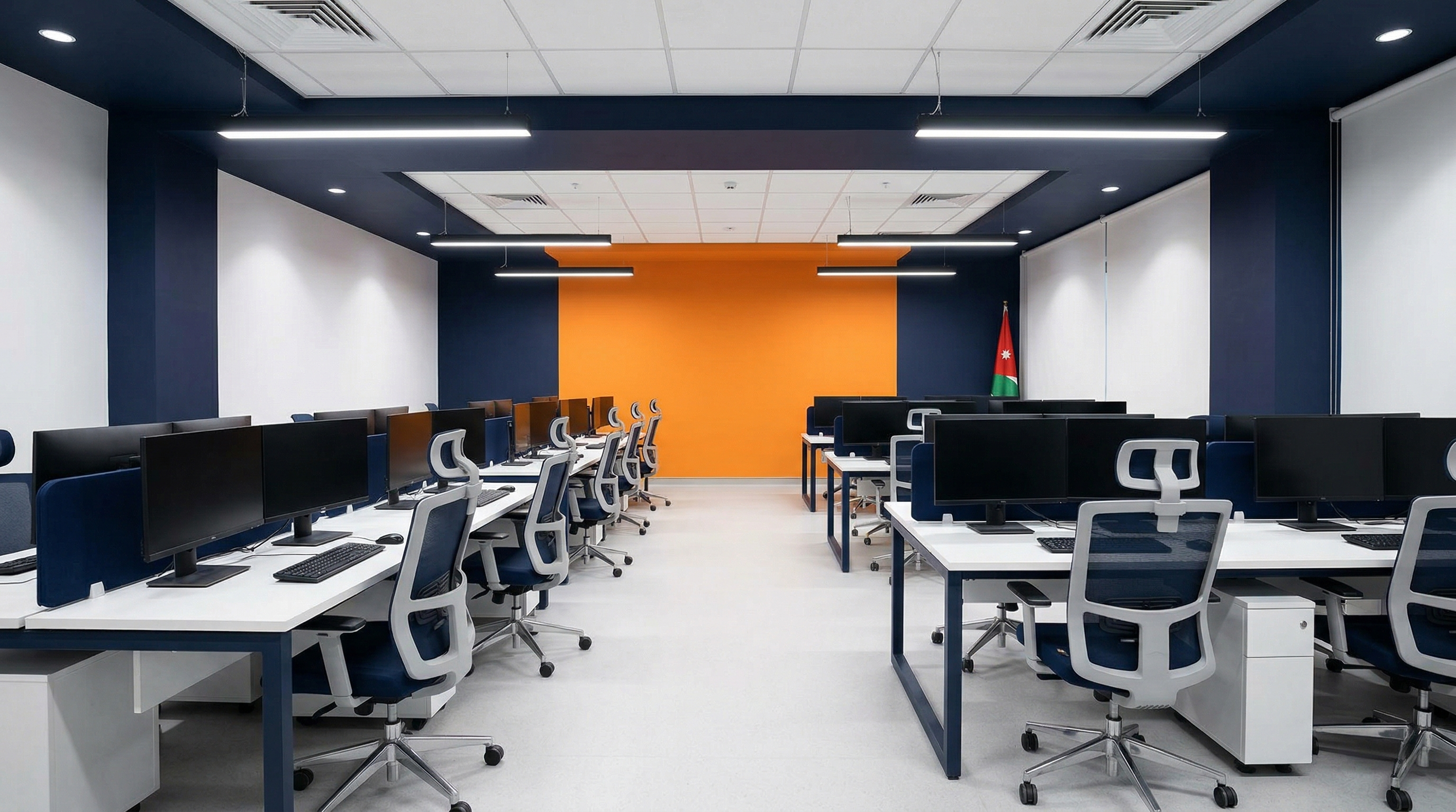 Lab interior wide shot