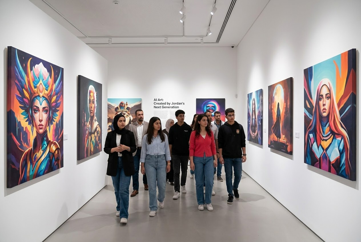 AI Art Gallery Physical Exhibition